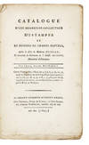 Catalogue d’une Nombreuse Collection d’Estampes et de Dessins de Grands Maîtres, Après le décès de…et cessation de Commerce de J. Guill. Alibert, Marchand d’Estampes. Par Franç. Léand. Regnault. Cette Vente se fera les…25, 26, 27, 28, 29, 30, avril, 2, 3, 4, & 5 mai 1803…