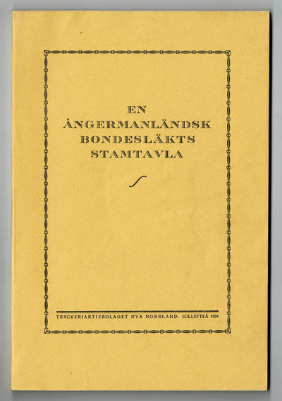 Släkten Wallin från Ullånger. Dess härstamning på…