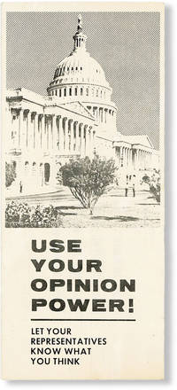 Use Your Opinion Power! Let Your Representatives Know What You Think