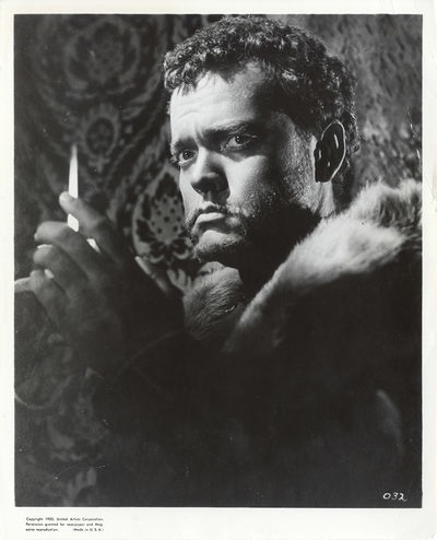 Orson Welles (actor, director) OTHELLO [1955] Photo archive