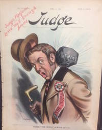 Judge Magazine Cover Where 'The People' Always Get It. April 21, 1906