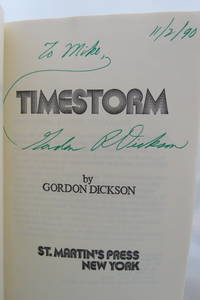 image of TIME STORM (DJ is protected by a clear, acid-free mylar cover) (Signed by Author)