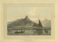 image of "Anjere Point, Straits of Sunda". Color aquatint
