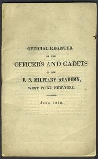 image of Official Register of the Officers and Cadets of the U. S. Military Academy, West Point, New York. June, 1842. Irvin McDowell's Signed Copy