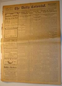 The (Victoria, British Columbia) Daily Colonist Newspaper: Wednesday, August 3, 1904 Issue by Multiple Contributors - Paperback - First Edition - 1904 - from RareNonFiction.com (SKU: 349a7744)