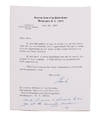 Album of letters to Robert McNamara, from American government or world leaders, including Earl Warren, Indira Gandhi, Walter Mondale, Dean Rusk, Henry Ford II, Henry Kissinger, Nelson Rockefeller, Katherine Graham, Coretta Scott King, and more