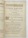 View Image 2 of 3 for Sober Advice from Horace, to the Young Gentlemen about Town. As Deliver'd in his Second Sermon. Imit... Inventory #406882