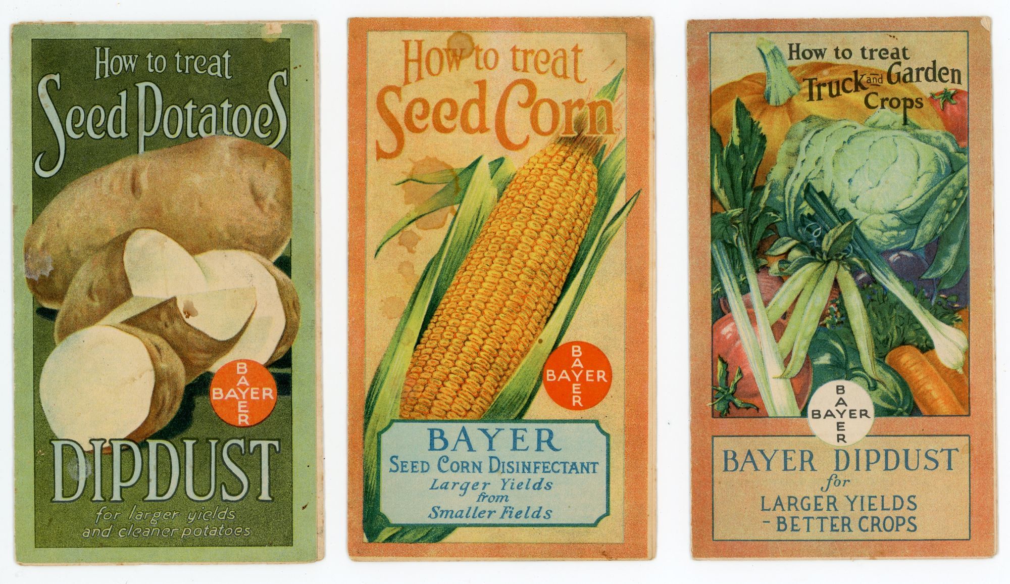 3 Pamphlets- How to Treat Seed Corn,Seed Potatoes