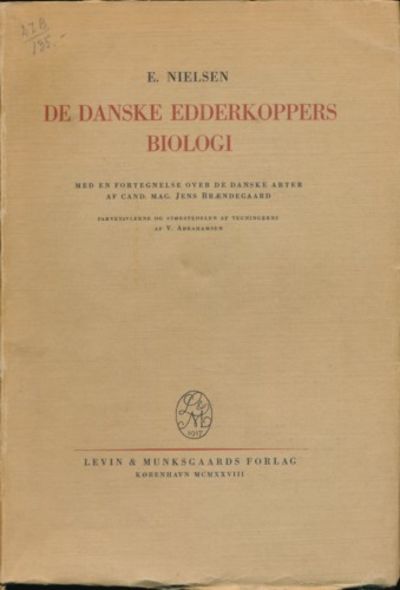 De danske Edderkopppers Biologi. Med en…