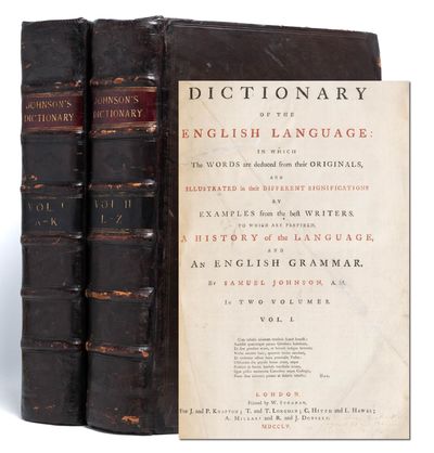 A Dictionary of the English Language (in 2 vols.)