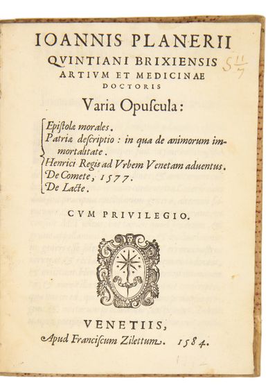 Ioannis Planerii Quintiani Brixiensis...