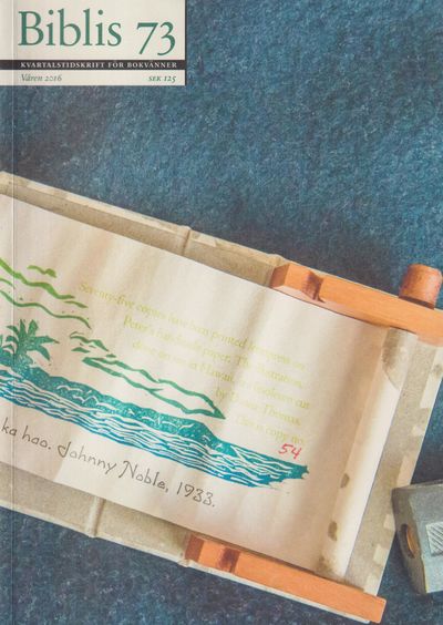 Biblis 73. Våren 2016. [Kvartalstidskrift för…