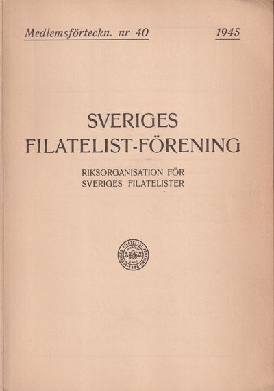 Sveriges filatelist-förening (Utan personlig…