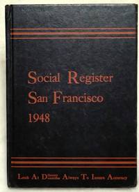 image of Social Register, San Francisco 1948. Vol. LXII, No. 9