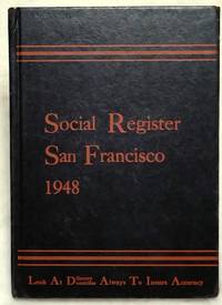 Social Register, San Francisco 1948. Vol. LXII, No. 9