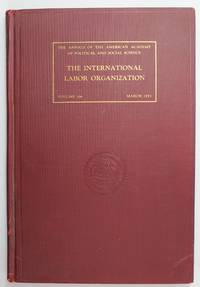 cover of The Annals of the American Academy of Political and Social Science: Volume 166; March, 1933