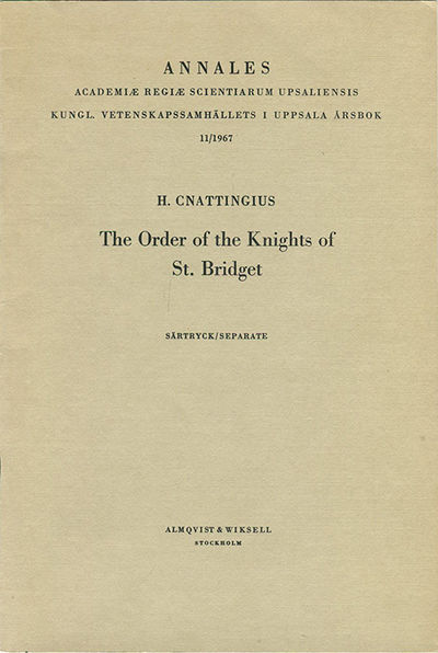The Order of the Knights of St. Bridget. Särtryck…