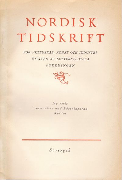 Richard von Kühlmanns stockholmsminnen. Särtryck…