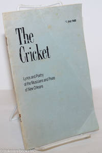 cover of The Cricket: Lyrics and Poetry of the Musicians and Poets of New Orleans