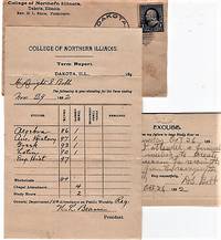 cover of 1892 ACADEMIC REPORT FOR DWIGHT S. BOBB OF DAKOTA, ILLINOIS