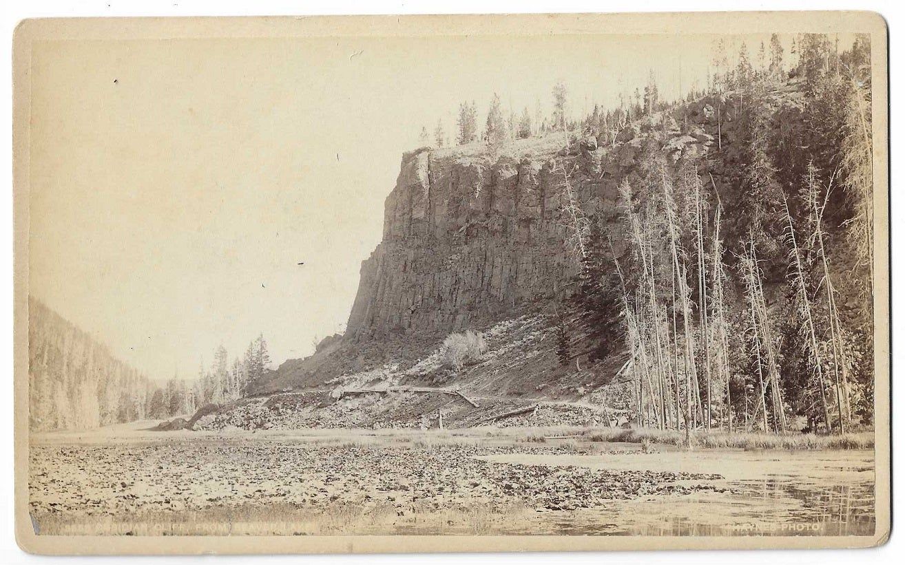Obsidian Cliff from Beaver Lake
