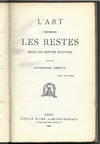 L'art d'accommoder les restes dédié aux petites fortunes, par un gastronome émérite