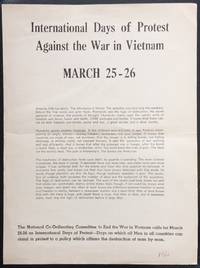 International Days Of Protest Against The War In Vietnam: March 25-26 - 