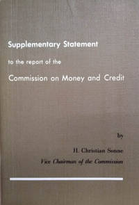 image of Supplementary Statement to the Report of the Commission on Money and Credit