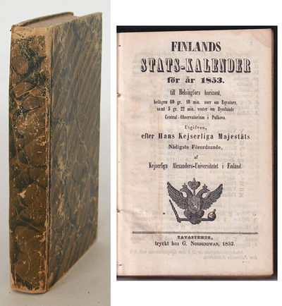 Finlands stats-kalender för år 1853. Till…