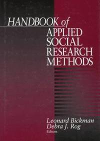 Handbook of Applied Social Research Methods by Bickman - 1997