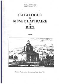 image of Catalogue du musée lapidaire de Riez