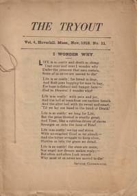 Germania (in The Tryout, Vol. 4. Haverhill, Mass., Nov. 1918. No. 11.) by H. P. Lovecraft - November 1918