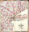 Map of New York and Vicinity
