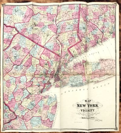 Map of New York and Vicinity
