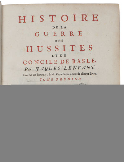 Histoire de la guerre des Hussites et du Concile de Basle. 2 vols.  - [THE HUSSITE WAR] (photo 4)