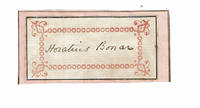 image of SLIP OF PAPER SIGNED BY SCOTTISH CHURCHMAN AND POET HORATIUS BONAR.