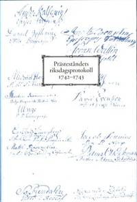 Prästeståndets riksdagsprotokoll. På riksdagens…