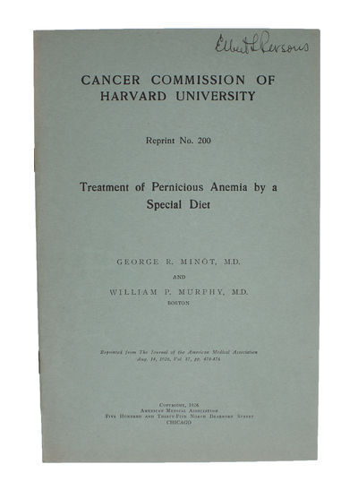 Treatment of Pernicious Anemia by a Special Diet.…