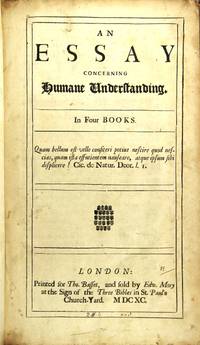 an essay concerning human understanding zusammenfassung