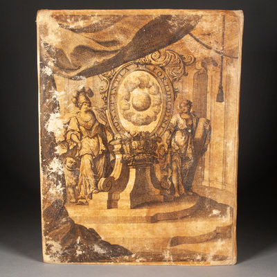 INTAGLIO-PRINTED VELLUM BINDING; (photo 1)