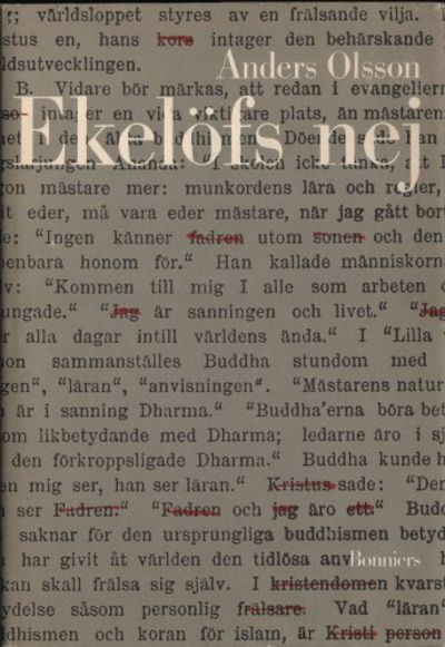 EKELÖFS NEJ.