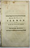 THE FOLLY OF MAN'S CHOOSING THIS WORLD FOR HIS PORTION. A SERMON, DELIVERED AT THE ORDINATION OF THE REVEREND JOSEPH RUSSELL, TO THE PASTORAL CARE OF THE CHURCH AND CONGREGATION IN PRINCETON, MASSACHUSETTS, MARCH 16, 1796. BY...PASTOR OF A CHURCH IN SOMERS, CONNECTICUT
