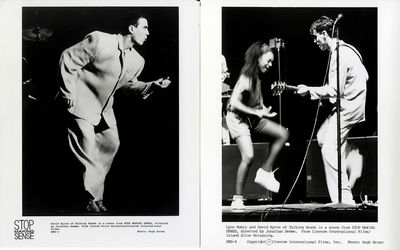 TALKING HEADS | STOP MAKING SENSE [1984] Photo archive - 2