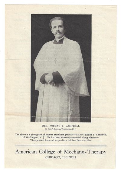 Promotional Flyer for the American College of Mechano-Therapy