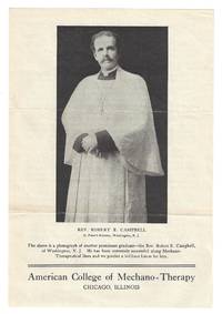 Promotional Flyer for the American College of Mechano-Therapy