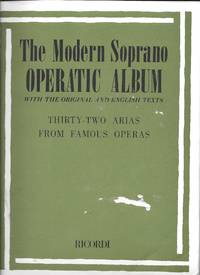 image of The Modern Soprano Operatic Album Wtih the Original and Englishtext