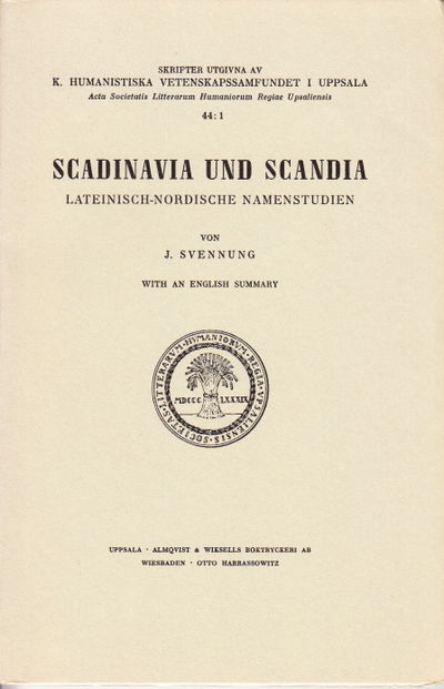 Scadinavia [sic!] und Scandia.…