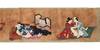 Picture scroll on paper, with ten erotic paintings, with ample use of metallic pigments & paint made from ground-up seashells