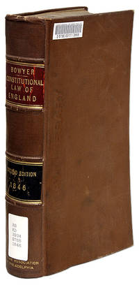 Commentaries on the Constitutional Law of England, Second and Final..