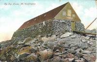 image of Tip Top House, Mt Washington, NH-Colorized View Undivided Reverse Postcard